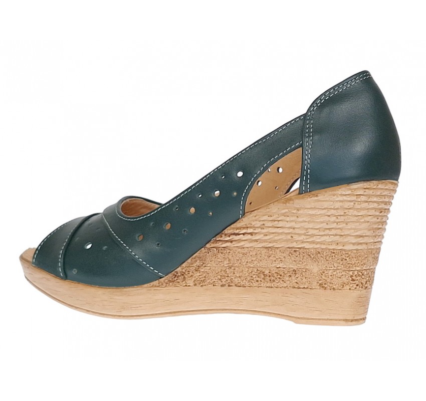 Oferta 37 -Pantofi dama de vara decupati din piele naturala - LS1047VBOX Oferta 37 -Pantofi dama de vara decupati din piele naturala - LS1047VBOX
