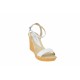 Oferta marimea 38 -  Sandale dama, din piele naturala, platforma de 9 cm,  Made in Romania - LS107A