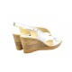 OFERTA  marimea 40 - Sandale dama cu platforma din piele naturala  - LS10XA