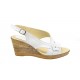 OFERTA  marimea 40 - Sandale dama cu platforma din piele naturala  - LS10XA