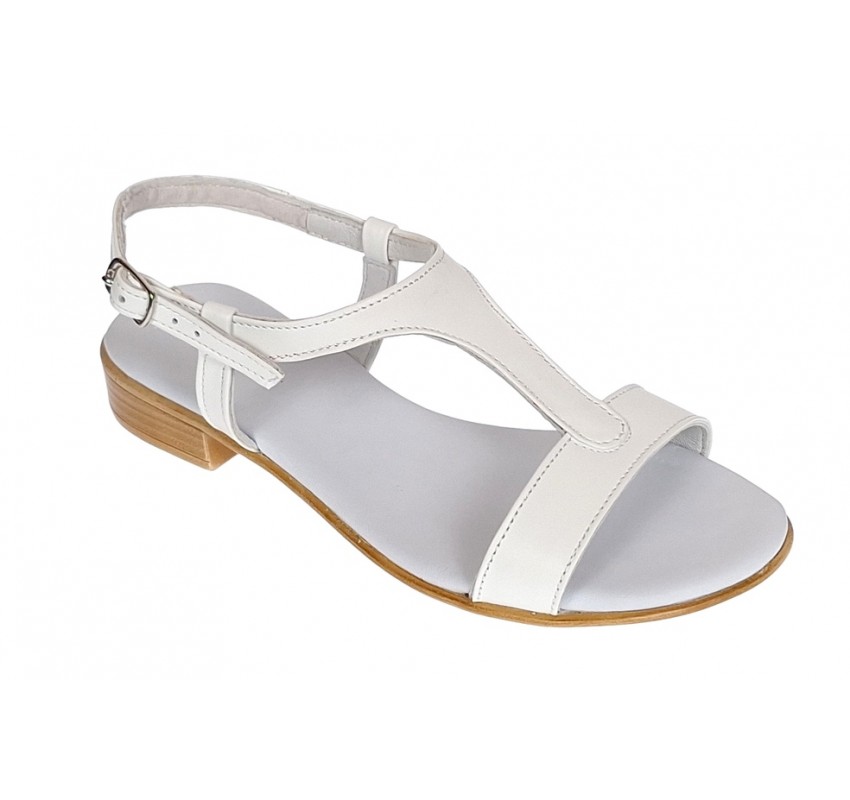 OFerta Sandale dama din piele naturala alb box LS16ABOX OFerta Sandale dama din piele naturala alb box LS16ABOX
