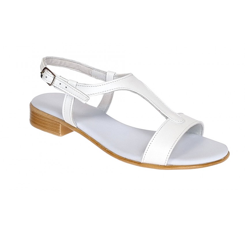 OFerta Sandale dama din piele naturala alb box LS16ABOX OFerta Sandale dama din piele naturala alb box LS16ABOX