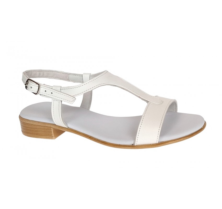 OFerta Sandale dama din piele naturala alb box LS16ABOX OFerta Sandale dama din piele naturala alb box LS16ABOX