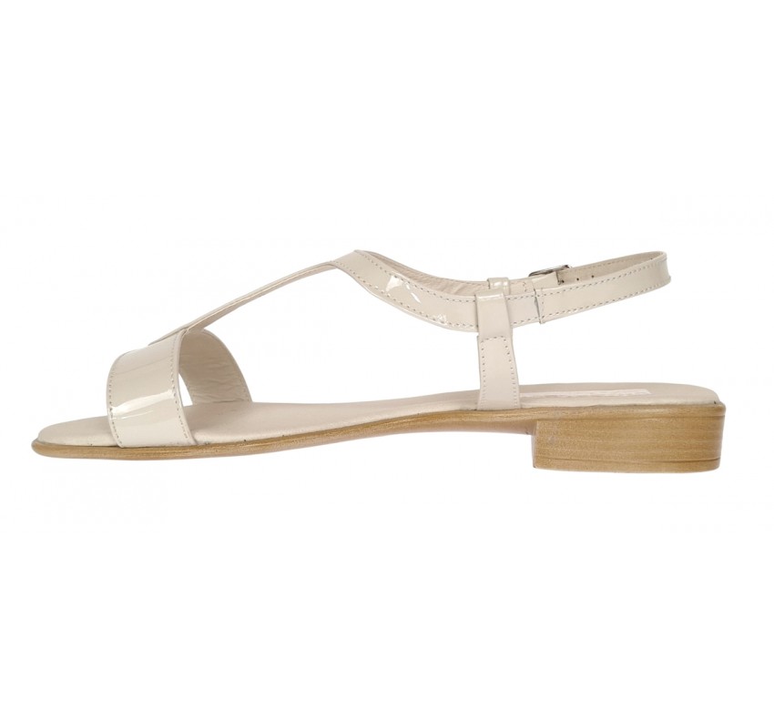 Sandale dama casual din piele naturala Bej Lac LS16LB1 Marimea 39 Sandale dama casual din piele naturala Bej Lac LS16LB1 Marimea 39