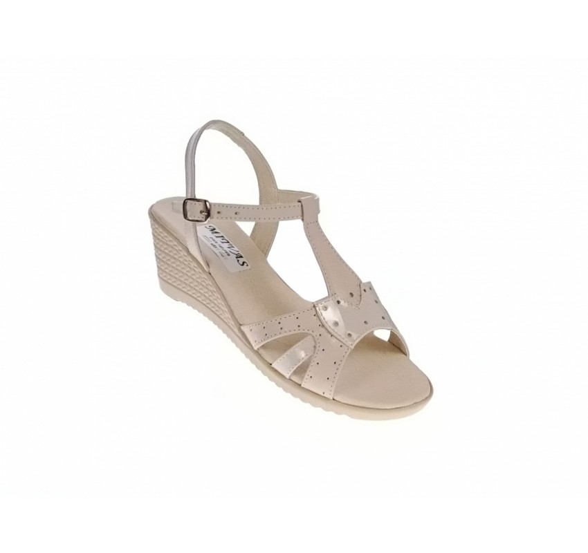 OFERTA marimea 36, 39 - Sandale dama de vara cu platforme de 6cm, din piele naturala, bej - LS17BEJ OFERTA marimea 36, 39 - Sandale dama de vara cu platforme de 6cm, din piele naturala, bej - LS17BEJ
