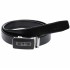 Curea din piele pentru barbati, catarama metalica fara ac, latime 3.5 cm, lungime reglabila, negru - LS224NSS