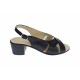 OFERTA marimea 40 -Sandale dama de vara cu toc de 5 cm, din piele naturala, neagra, LS25NBOX OFERTA marimea 40 -Sandale dama de vara cu toc de 5 cm, din piele naturala, neagra, LS25NBOX