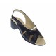 OFERTA marimea 40 -Sandale dama de vara cu toc de 5 cm, din piele naturala, neagra, LS25NBOX OFERTA marimea 40 -Sandale dama de vara cu toc de 5 cm, din piele naturala, neagra, LS25NBOX