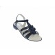 OFERTA MARIMEA  38,  40  - Sandale dama negre din piele naturala, CORA, LS2NBOX