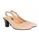 Pantofi dama decupati, Marimea 39 - Model din piele naturala LS301BEJBEJ