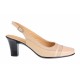 Pantofi dama decupati, Marimea 39 - Model din piele naturala LS301BEJBEJ