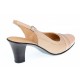 Pantofi dama decupati, Marimea 39 - Model din piele naturala LS301BEJBEJ