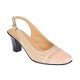 Pantofi dama decupati, Marimea 39 - Model din piele naturala LS301BEJBEJ