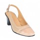 Pantofi dama decupati, Marimea 39 - Model din piele naturala LS301BEJBEJ
