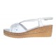 Sandale dama din piele naturala cu platforme de 6 cm LS36A2 Marimea 39 Sandale dama din piele naturala cu platforme de 6 cm LS36A2 Marimea 39