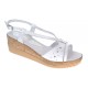 Sandale dama din piele naturala cu platforme de 6 cm LS36A2 Marimea 39 Sandale dama din piele naturala cu platforme de 6 cm LS36A2 Marimea 39