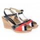 OFERTA! marimea 37, 38, 39 -  Sandale dama din piele naturala cu platforma - LS50RABL
