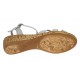 Oferta marimea 36  -Sandale dama din piele naturala, cu platforma de 5cm LS51A