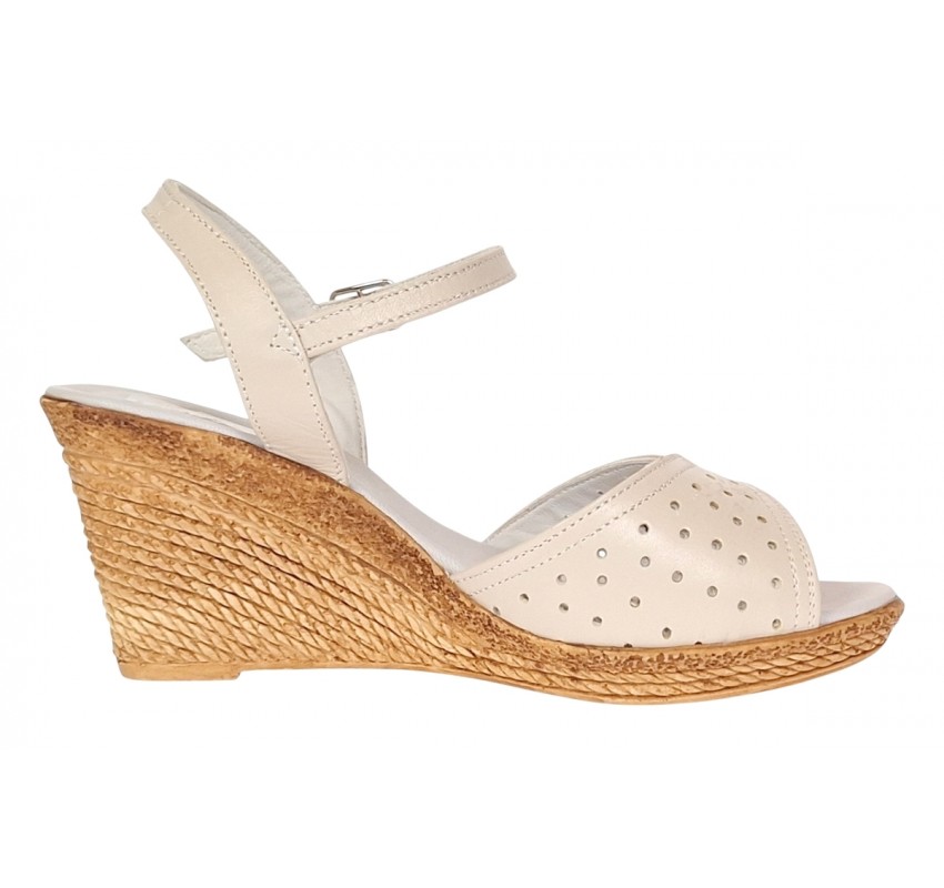 Sandale dama bej din piele naturala box - LS5BEJ Marimea 35, 37 Sandale dama bej din piele naturala box - LS5BEJ Marimea 35, 37