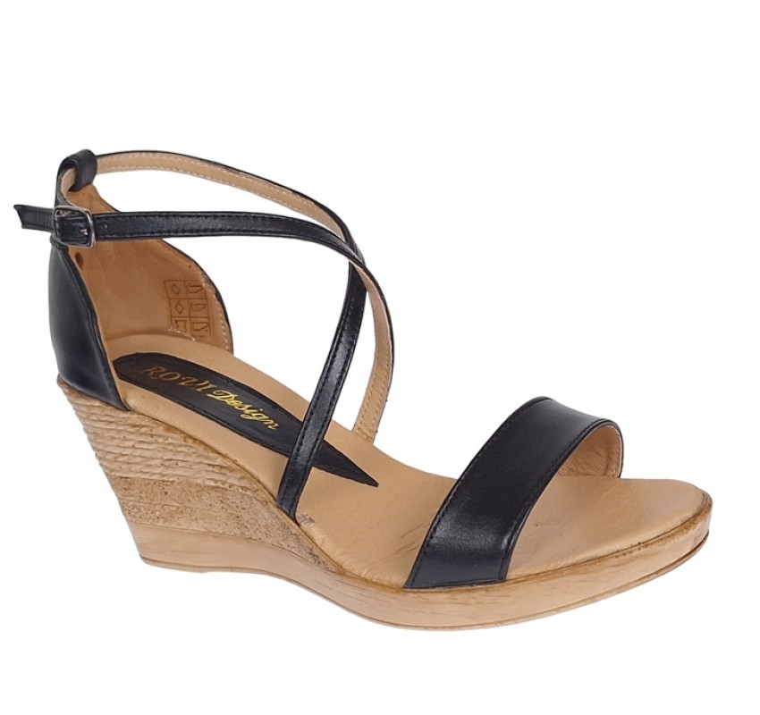 Oferta marimea 38, 39 - Sandale dama casual elegante din piele naturala Negru LS7N2 Oferta marimea 38, 39 - Sandale dama casual elegante din piele naturala Negru LS7N2