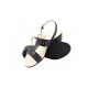 Marimea 36, 37 - Sandale dama din piele naturala - Model negru box LS7NBOX