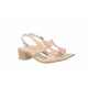 Sandale dama din piele naturala - Marimea 37 Nud Lac LS7NUDLAC