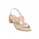 Sandale dama din piele naturala - Marimea 37 Nud Lac LS7NUDLAC