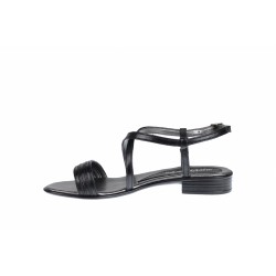 Oferta marimea 37 -  Sandale dama din piele naturala cu platforma joasa - cod LS8N