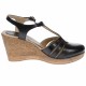 OFERTA marimea 41 - Sandale dama, din piele naturala, cu platforma, negru - LS9NEGRU OFERTA marimea 41 - Sandale dama, din piele naturala, cu platforma, negru - LS9NEGRU