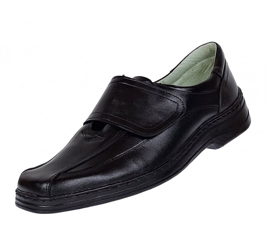 Oferta marimea 42- Pantofi barbati casual din piele naturala, inchidere cu scai, arici - LSCAI1N Oferta marimea 42- Pantofi barbati casual din piele naturala, inchidere cu scai, arici - LSCAI1N