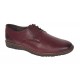 Reducere Marimea 39 Pantofi barbati casual din piele naturala - Visiniu LSIR135VIS