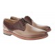 Oferta Marimea  43 Pantofi barbati casual din piele naturala Bej - Maro SIR GKR