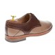 Oferta Marimea  43 Pantofi barbati casual din piele naturala Bej - Maro SIR GKR