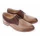 Oferta Marimea  43 Pantofi barbati casual din piele naturala Bej - Maro SIR GKR