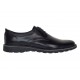 Marimea 44 Pantofi barbati sport negri casual din piele naturala LSP17NS