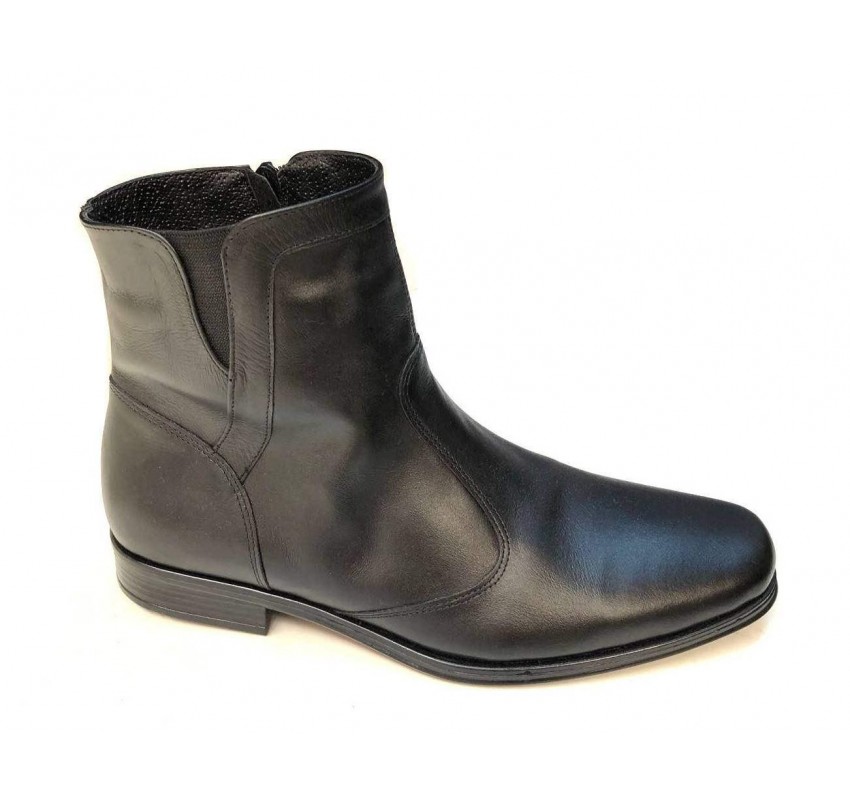 Oferta Marimea 44 Ghete barbati casual din piele naturala cu fermoar LSTD03N