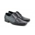 Marimea 43 Pantofi barbati negri eleganti din piele naturala LSTD351SIRET