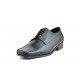 Marimea 43 Pantofi barbati negri eleganti din piele naturala LSTD351SIRET
