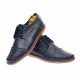 OFERTA MARIMEA  39,  41,  42,  44   - Pantofi barbati casual, din piele naturala, bleumarin  - LTENBOX338BL