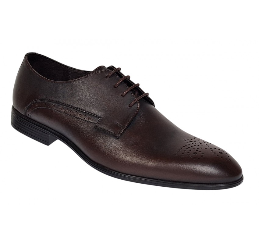 Pantofi barbati eleganti din piele naturala - Model Maro Milenium cu perforatii Marimea 41 Pantofi barbati eleganti din piele naturala - Model Maro Milenium cu perforatii Marimea 41