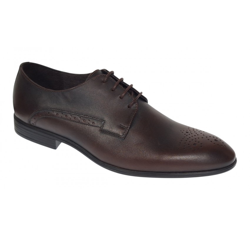 Pantofi barbati eleganti din piele naturala maro milenium Lucas Shoes - LUK01ML Marimea 41 Pantofi barbati eleganti din piele naturala maro milenium Lucas Shoes - LUK01ML Marimea 41