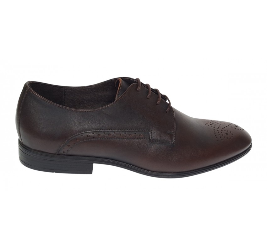 Pantofi barbati eleganti din piele naturala maro milenium Lucas Shoes - LUK01ML Marimea 41 Pantofi barbati eleganti din piele naturala maro milenium Lucas Shoes - LUK01ML Marimea 41