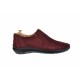 OFERTA MARIMEA 41-  Pantofi barbati casual, cu elastic, din piele naturala, intoarsa, BORDO, LVIC2350VIS