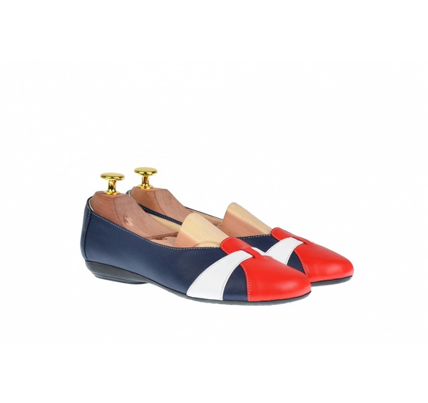 OFERTA  marimea 35, 39 -  Balerini dama casual din piele naturala - Made in Romania LZENARABL2