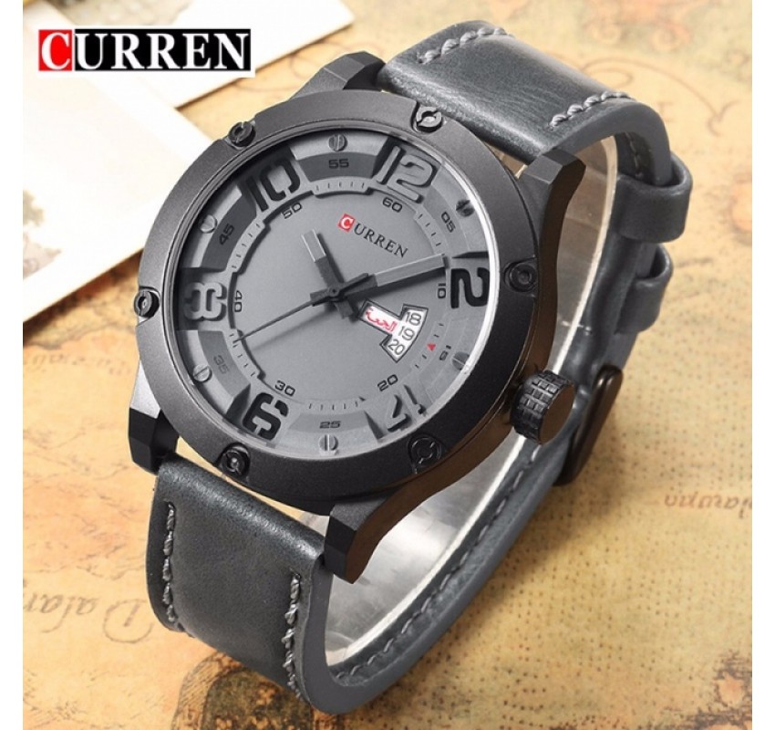 Ceas de mana barbati casual - elegant Curren M8251GRI