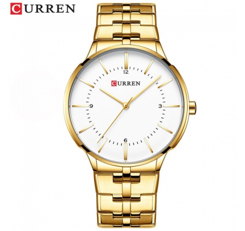 Ceas de mana barbati business, elegant, Curren Gold - M8321AGOLD