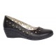Pantofi dama, casual, din piele naturala negru box, cu platforma de 5 cm - MALTAN Pantofi dama, casual, din piele naturala negru box, cu platforma de 5 cm - MALTAN