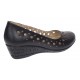 Pantofi dama, casual, din piele naturala negru box, cu platforma de 5 cm - MALTAN Pantofi dama, casual, din piele naturala negru box, cu platforma de 5 cm - MALTAN