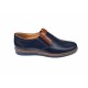 Pantofi barbati casual, din piele naturala, bleumarin, CIUCALETI SHOES - MARIOEBLUE