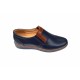 Pantofi barbati casual, din piele naturala, bleumarin, CIUCALETI SHOES - MARIOEBLUE